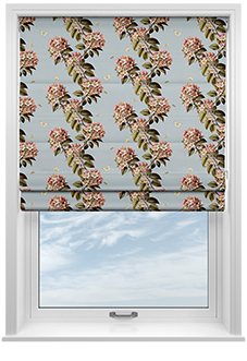 Upton, Aprils Bloom Smokes - Twist&Fit Roman Blind
